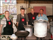 De Burgemeester kookt voor Sint Andries